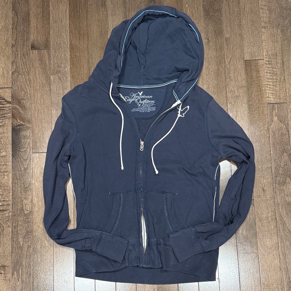 American Eagle Outfitters Dark Blue Hoodie